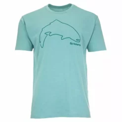 Simms Trout Outline T-Shirt -Ahrex Sales 2023 22a0051.oilblue 1