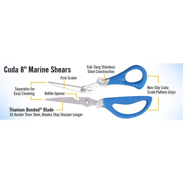 Cuda 8" Marine Shears 3 Cuda 8" Marine Shears - Image 3