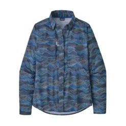 Patagonia Ladies Sol Patrol Shirt -Ahrex Sales 2023 f21a0121multicurrentblue 3