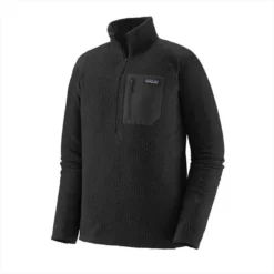 Patagonia Mens R1 Air Zip Neck Fleece Top -Ahrex Sales 2023 f21a0243blk 1 1