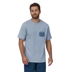 Patagonia Wild Waterline Pocket Responsibili-Tee T-Shirt -Ahrex Sales 2023 f23a0142blue3 1